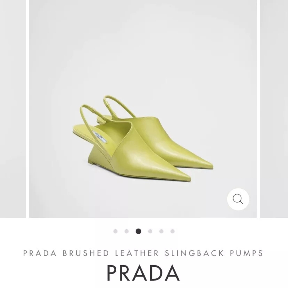 Prada Leather Statement Heels